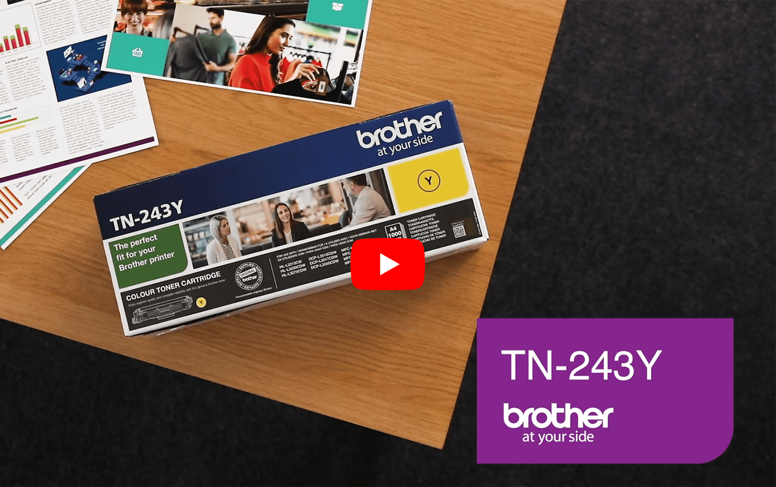 Genuine Brother TN-243Y Toner Cartridge - Yellow 5